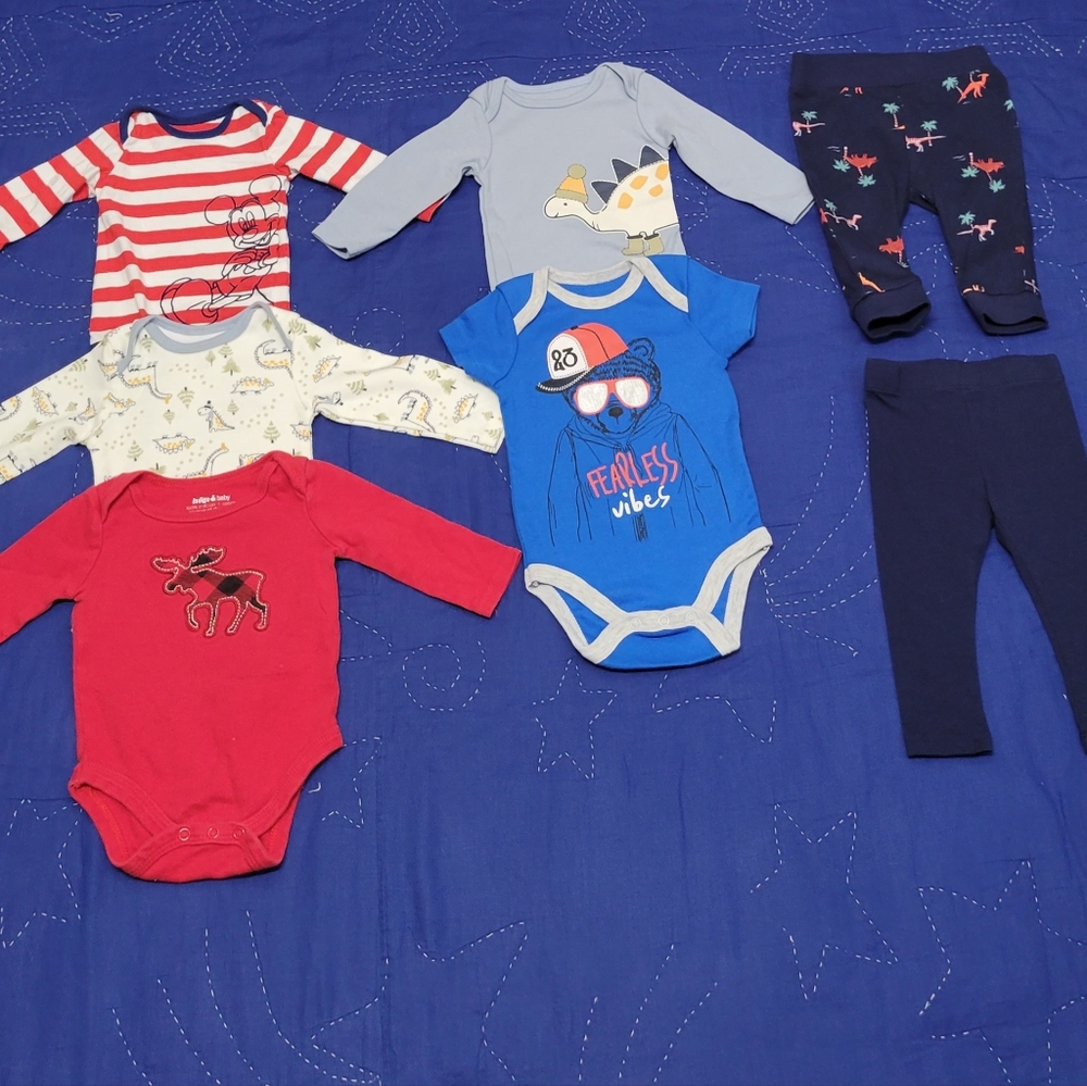 3-6 months cute infant/baby boy clothes bundle 😍 ♡